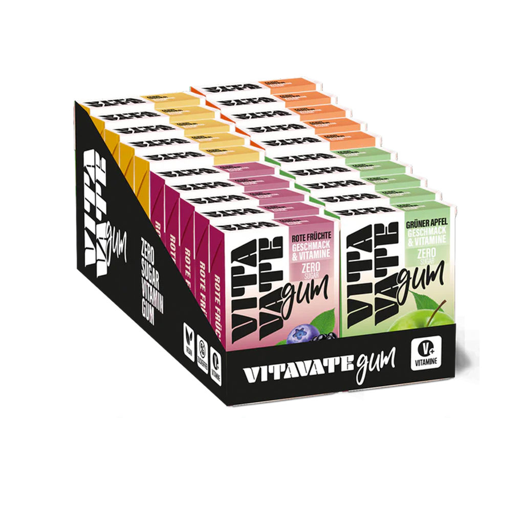 20er-Pack (240 Gums) Vitavate Gum Mischtray