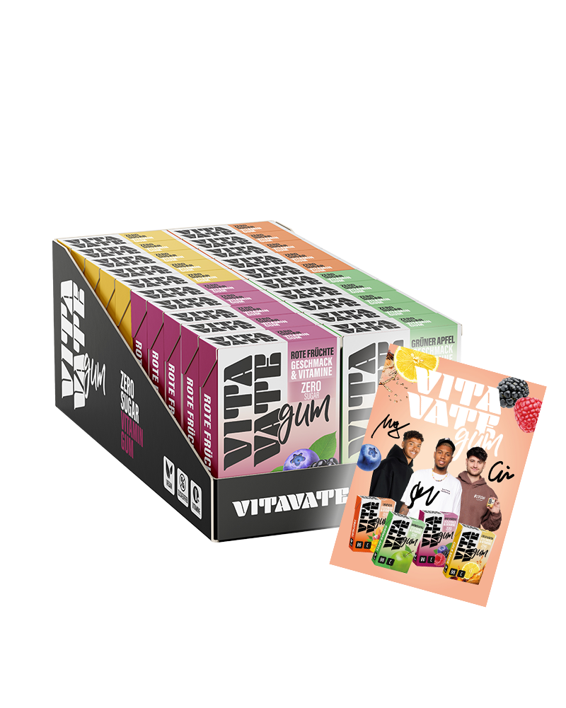 20er-Pack (240 Gums) VitaVate Gum Mischtray
