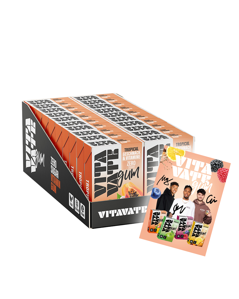 20er-Pack (240 Gums) VitaVate Gum Tropical