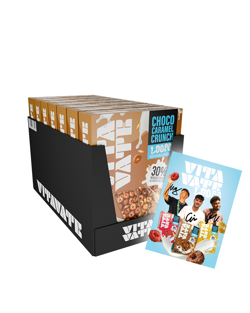 7er-Tray VitaVate Loops Choco-Caramel (7x 330g-Packung)