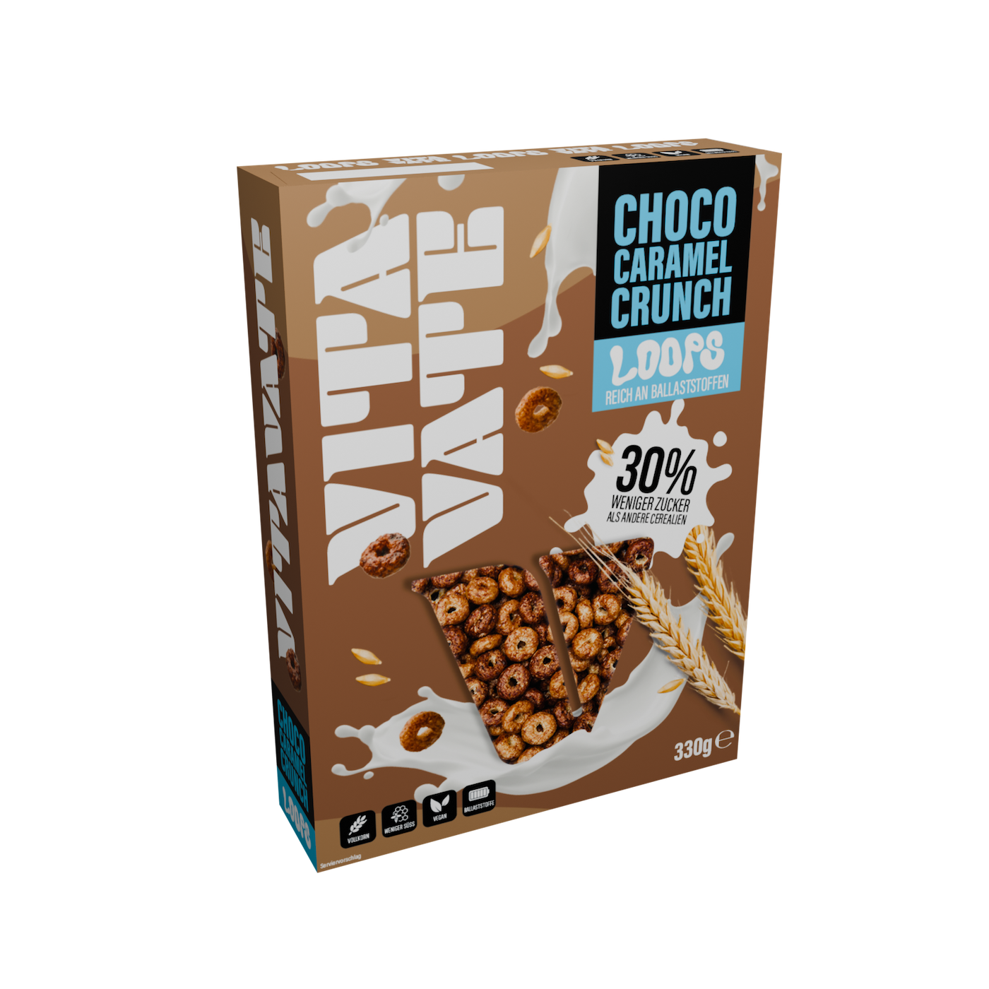 3er-Paket VitaVate Loops Choco-Caramel (3x 330g-Packung)