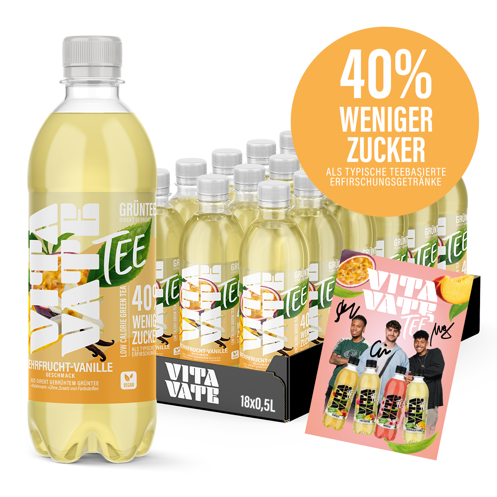18-er Pack VitaVate Tee Mehrfrucht-Vanille