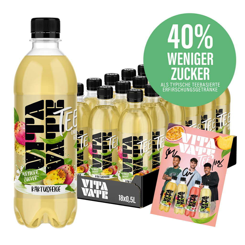 18-er Pack VitaVate Tee Kaktusfeige