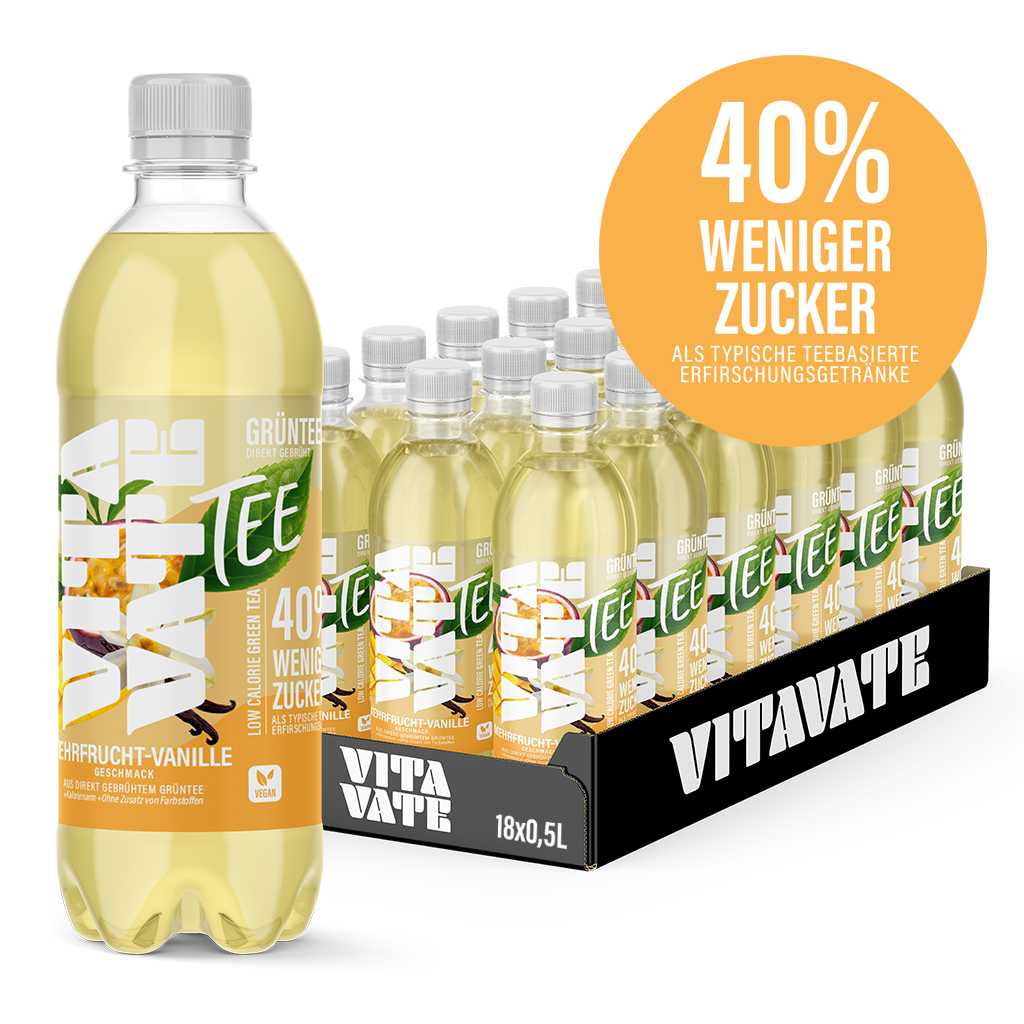 18-er Pack VitaVate Tee Mehrfrucht-Vanille