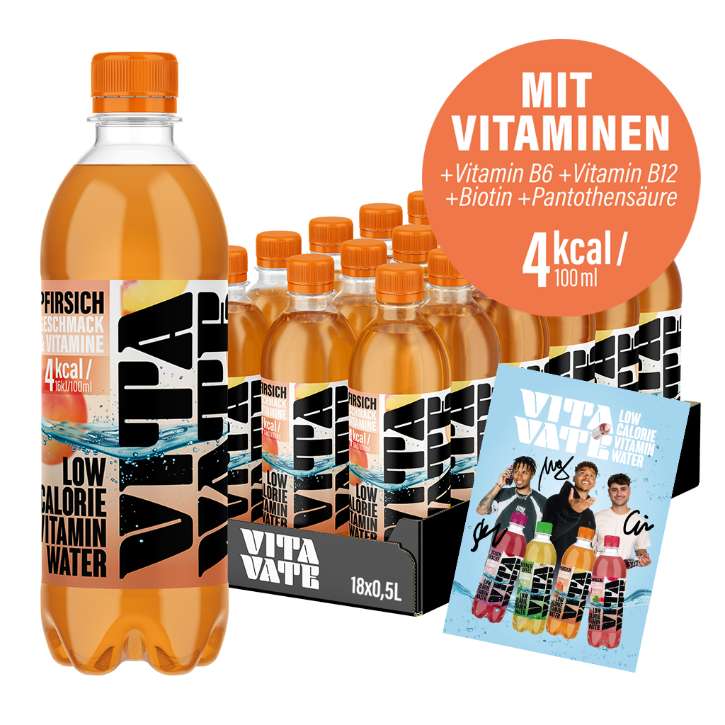 18er-Pack VitaVate Pfirsich