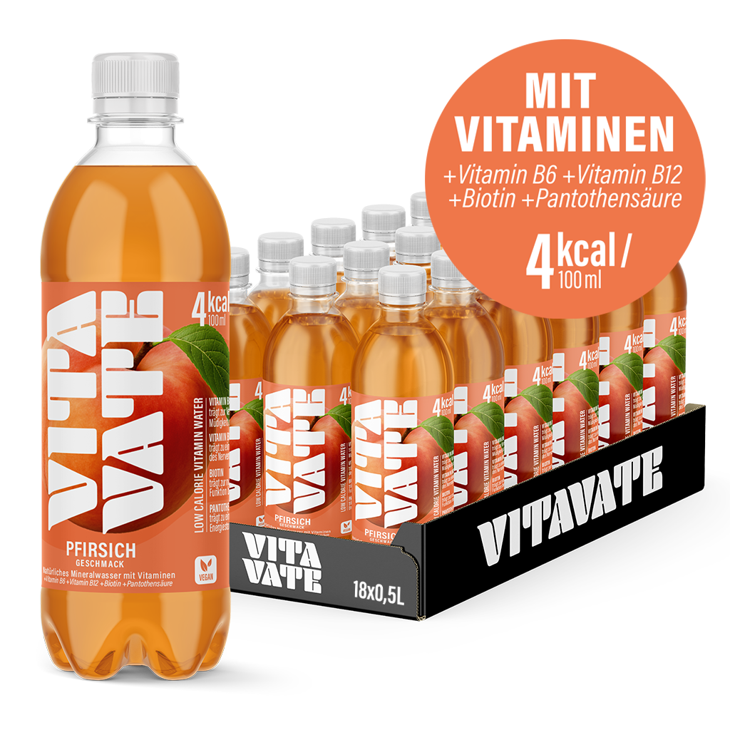 18er-Pack VitaVate Pfirsich