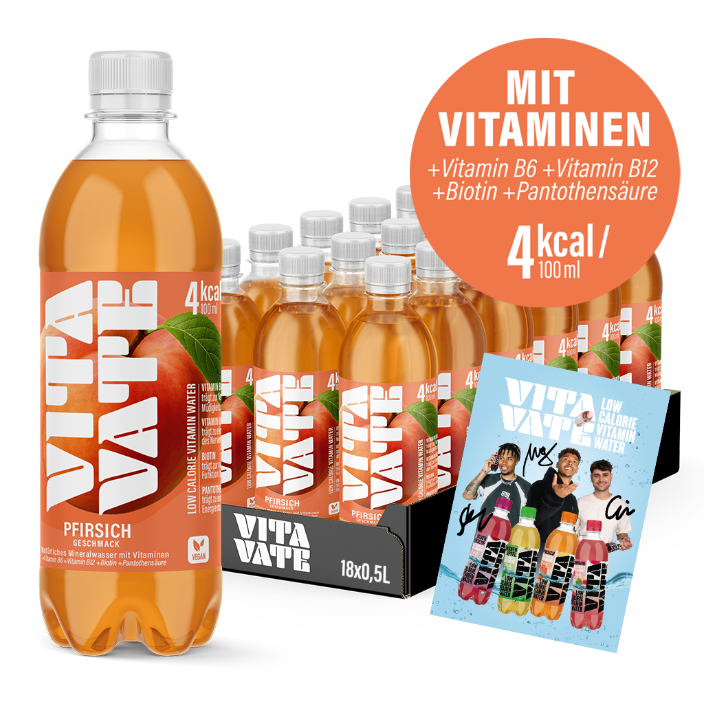 18er-Pack VitaVate Pfirsich