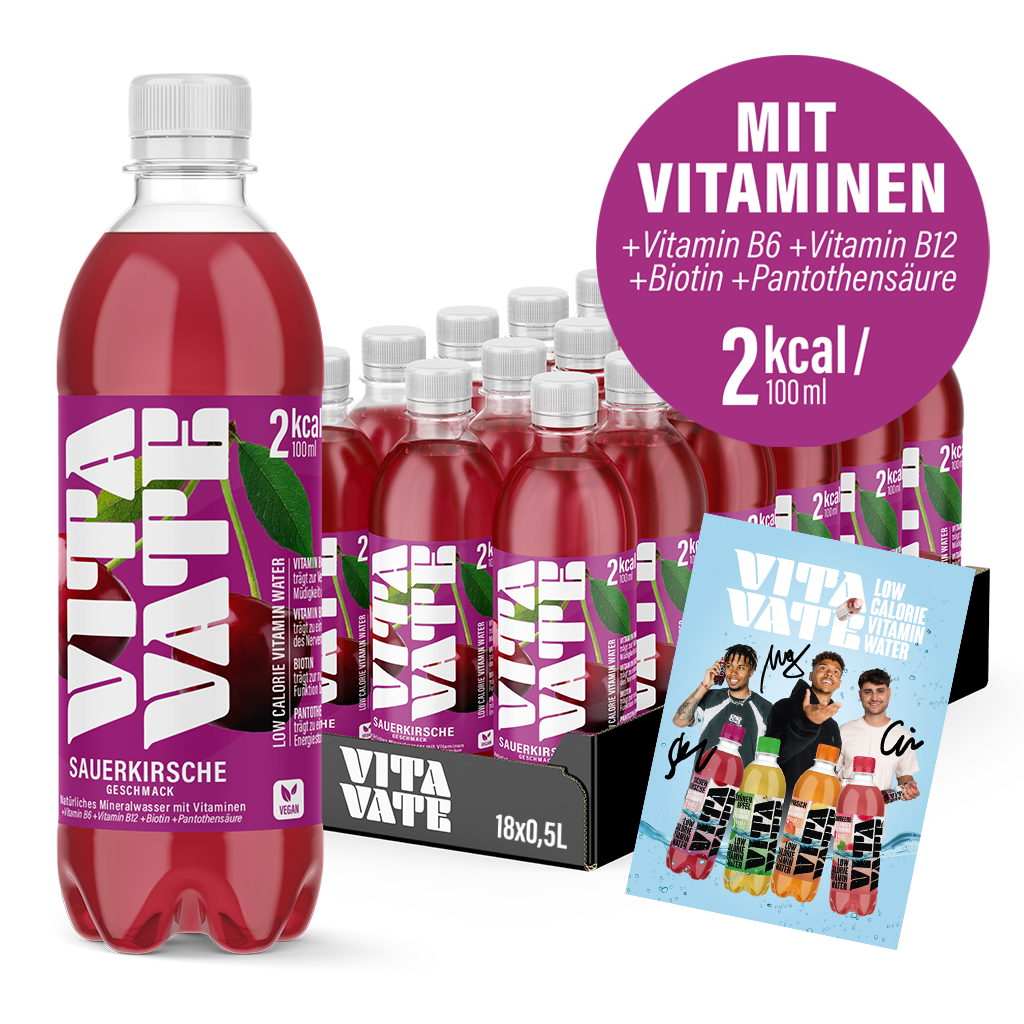 18er-Pack VitaVate Sauerkirsche